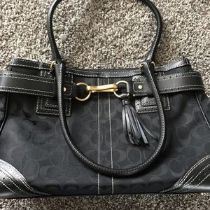 Black COACH handbag